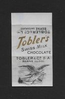 Emballage Mini Tablette Tobler`s Swiss Milk,  1910s